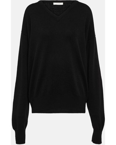 The Row Derignon Cashmere Sweater - Black