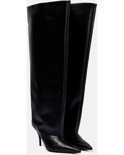 Balenciaga Waders 90mm Knee Boots - Black