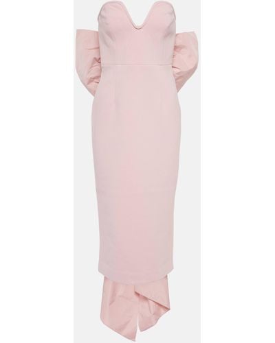 Rebecca Vallance Bridal Annabelle Strapless Midi Dress - Pink