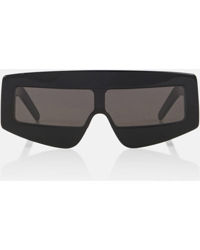 Rick Owens Phleg Flat-brow Sunglasses - Black