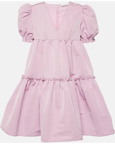 Nina Ricci Gathered Tiered Minidress - Pink