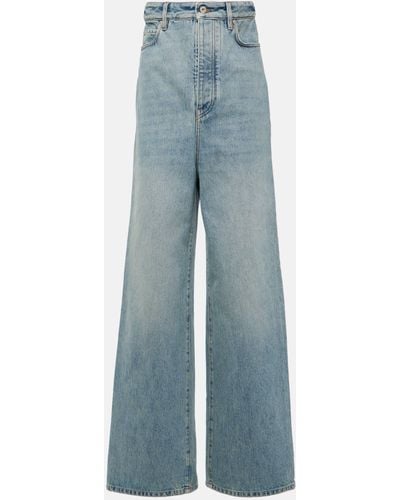 Loewe High-rise Wide-leg Jeans - Blue