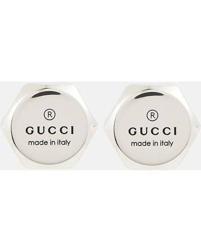 Gucci Sterling Silver Earrings - White