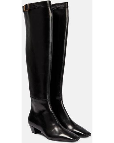 Tom Ford Leather Over-the-knee Boots - Black