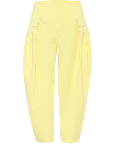 Stella McCartney High-rise Carrot Jeans - Yellow
