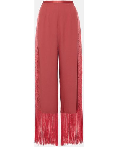 ‎Taller Marmo Nevada High-rise Wide-leg Pants - Red