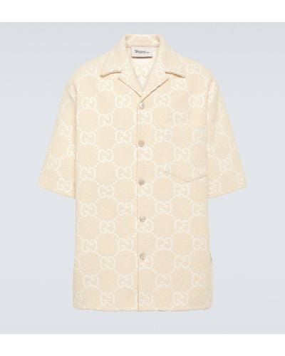 Gucci GG Terrycloth Shirt - Natural