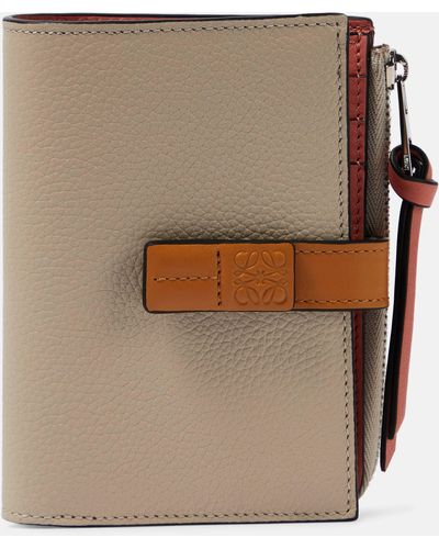 Loewe Bifold Leather Wallet - Natural