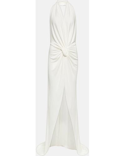Costarellos Bridal Aspasia Halterneck Gown - White