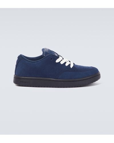 KENZO Dome Suede Sneakers - Blue
