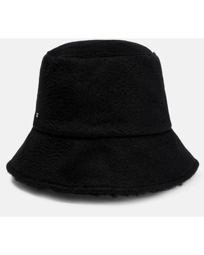 Max Mara Fiducia Logo Bucket Hat - Black