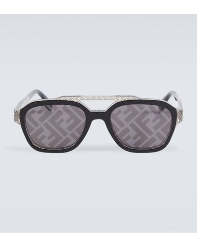 Fendi Square Sunglasses - Grey