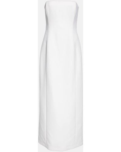 Gabriela Hearst Wool Maxi Dress - White