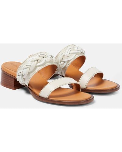 See By Chloé See By Chloe Leather Sandals - Brown