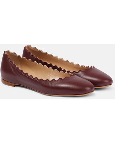 Chloé Lauren Ballet Flat - Brown