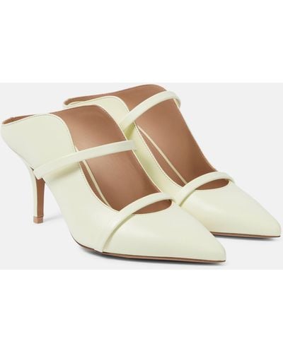 Malone Souliers Maureen Leather Mules - White