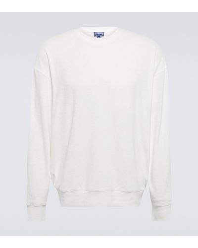 Vilebrequin Cotton-blend Terry Sweatshirt - White