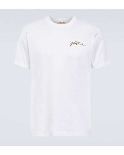 Marni Cotton Jersey T-shirt - White