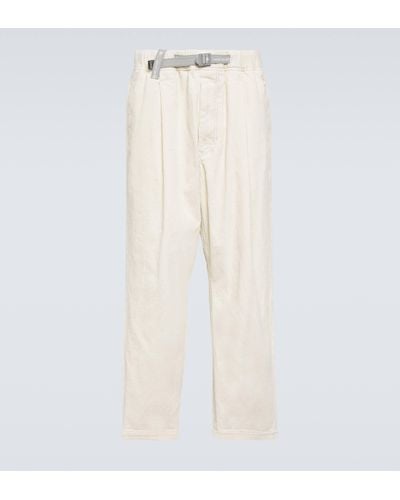 and wander Cotton Corduroy Pants - White