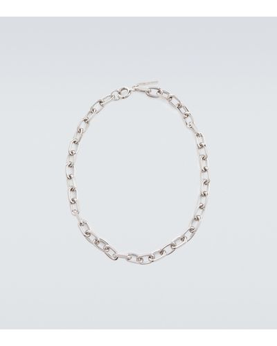 Dries Van Noten Chain-link Necklace - White