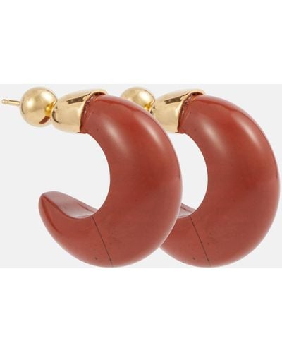 Sophie Buhai Donut 18kt Gold Vermeil And Jasper Hoop Earrings - Multicolour