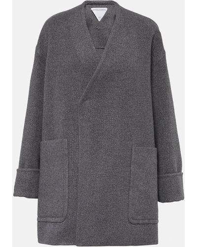 Bottega Veneta Cashmere Coat - Grey