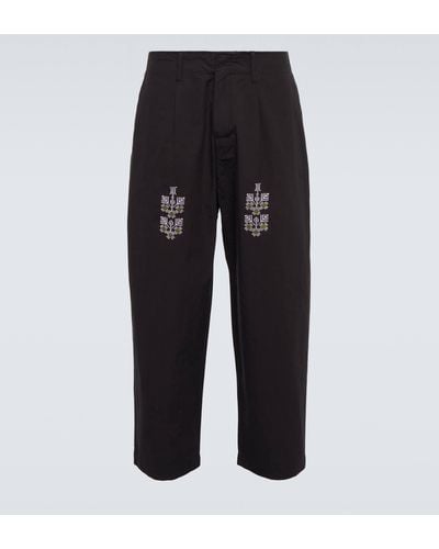 Mens Embroidered Pants