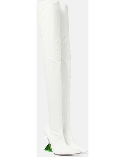The Attico Cheope Over-the-knee Boots - White