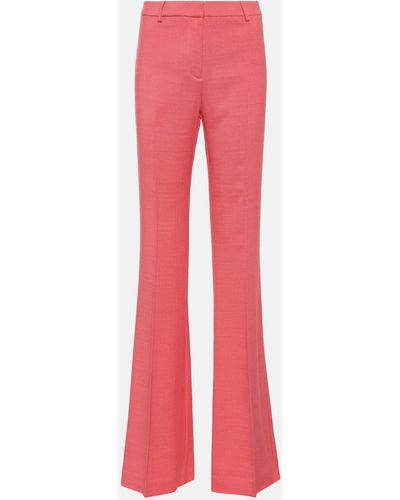 Etro High-rise Flared Pants - Pink