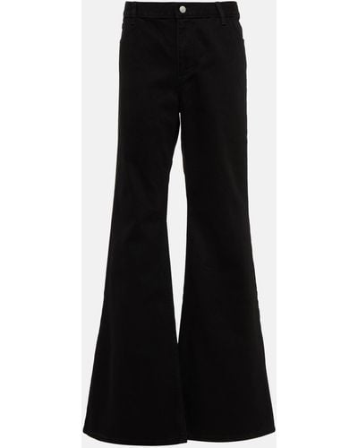 Magda Butrym Low-rise Flared Jeans - Black