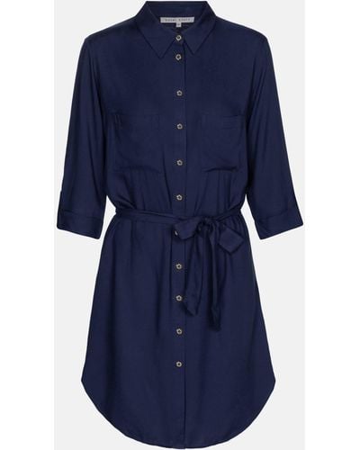 Heidi Klein Core Button-down Shirt Dress - Blue