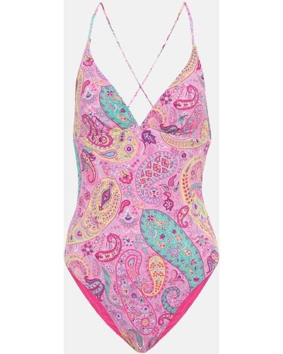 Etro Paisley Swimsuit - Multicolour
