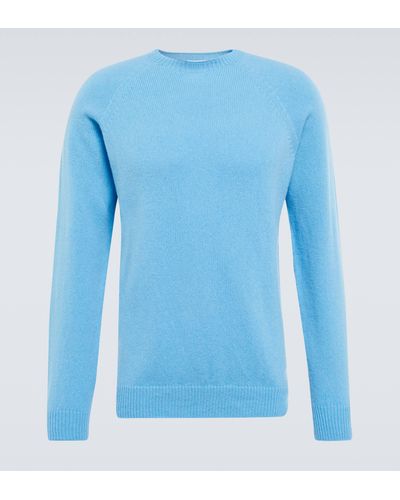 Sunspel Wool Sweater - Blue