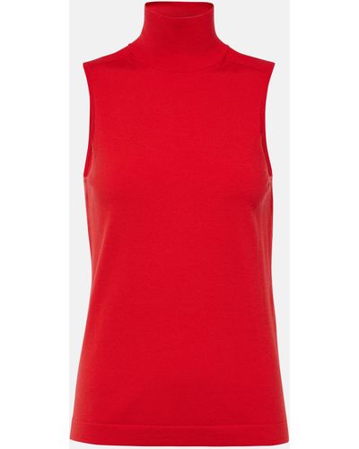 Dorothee Schumacher Wool-blend Top - Red
