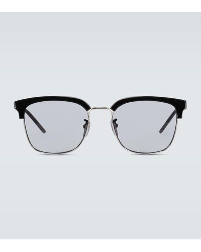 Gucci Eckige Sonnenbrille aus Acetat - Schwarz