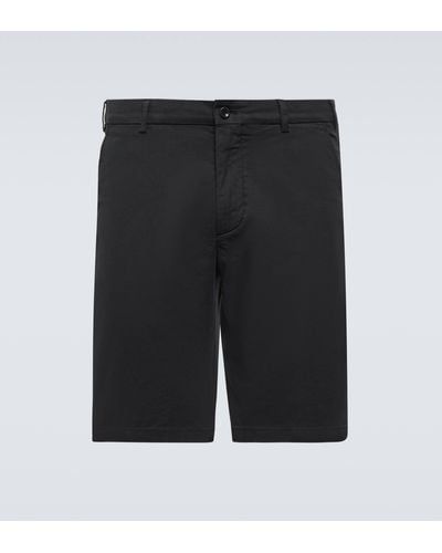 Loro Piana Cotton-blend Bermuda Shorts - Black