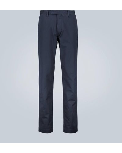 Polo Ralph Lauren Slim-fit Cotton Pants - Blue