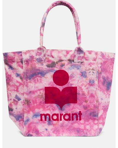 Isabel Marant Yenky Printed Tote Bag - Pink