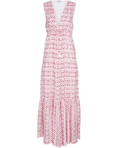 Heidi Klein Penida Printed Maxi Dress - Pink