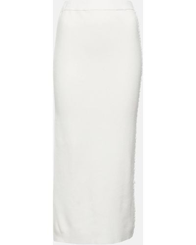 Altuzarra Bisa Midi Skirt - White