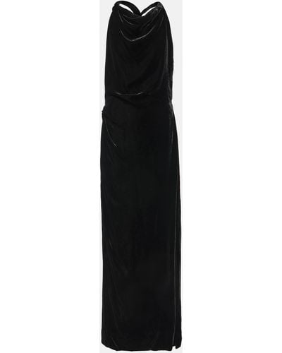 Proenza Schouler Velvet Gown - Black