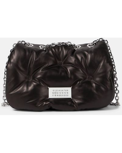 Maison Margiela Glam Slam Flap Shoulder Bag - Black