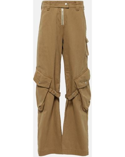 Acne Studios Potinal Belted Cotton Cargo Pants - Natural