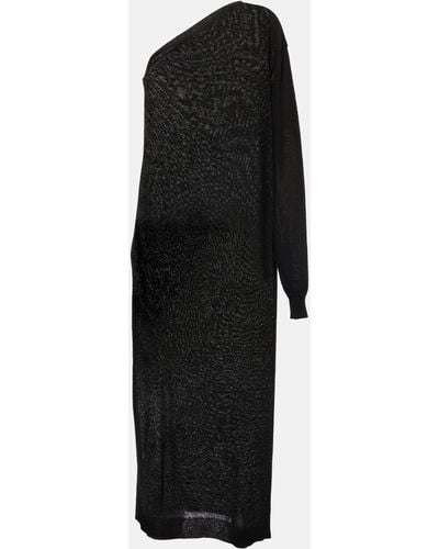 Frankie Shop Lina One-shoulder Maxi Dress - Black
