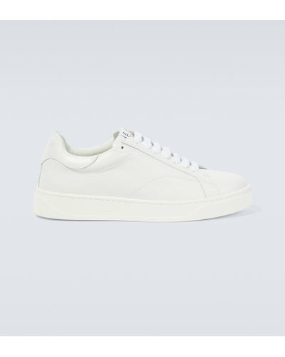 Lanvin Leather Dbb0 Sneakers - White