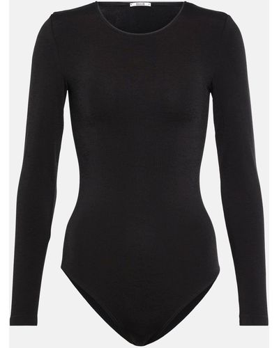 Wolford Berlin Cotton-blend Bodysuit - Black