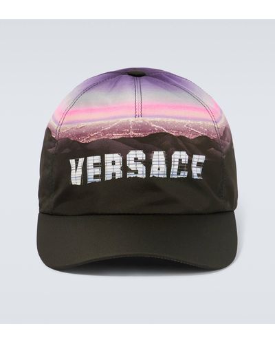 Versace Hills Printed Cap - Pink