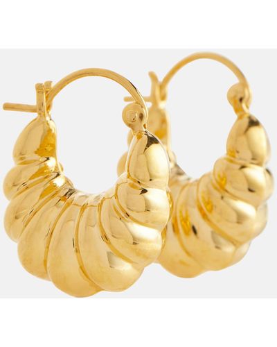 Sophie Buhai Shell 18kt Gold Vermeil Hoop Earrings - Metallic