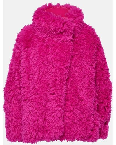 Goldbergh Oversized Woolly Nylon Jacket - Pink