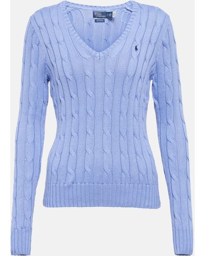 Polo Ralph Lauren Pullover aus Baumwolle - Blau